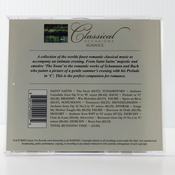 Classical Occasions - Romance: Evocative Music (CD, 2010, Classic Fox) CFR0003 - Picture 2 of 6